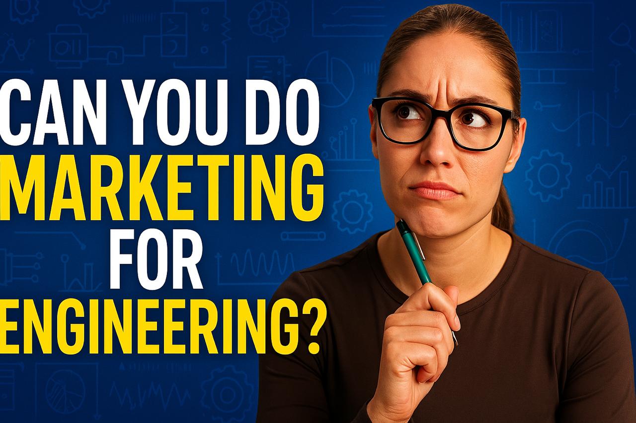 A marketer-focused video series introduction for navigating industrial B2B marketing.